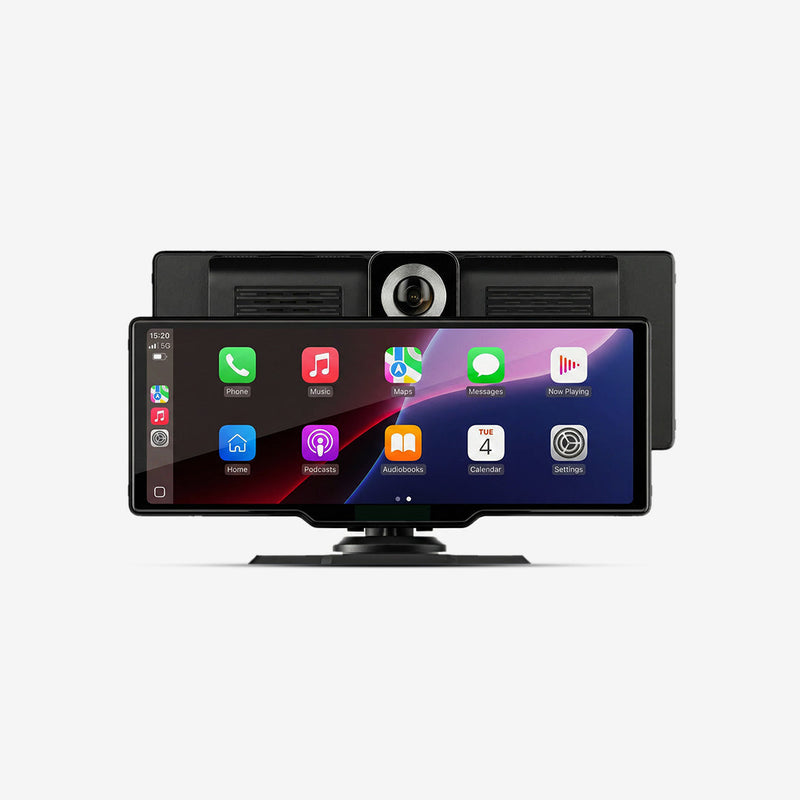 Portable Wireless CarPlay Screen: Upgrade Your Car with Apple CarPlay, Bluetooth, Navigation & Backup Camera