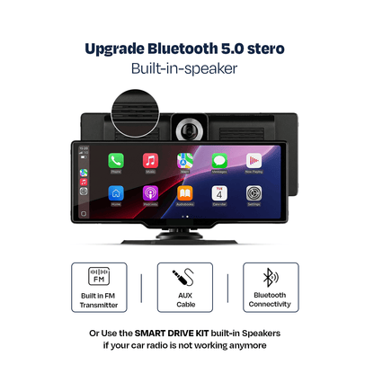 Wireless Smart Screen with 4K Dash Camera