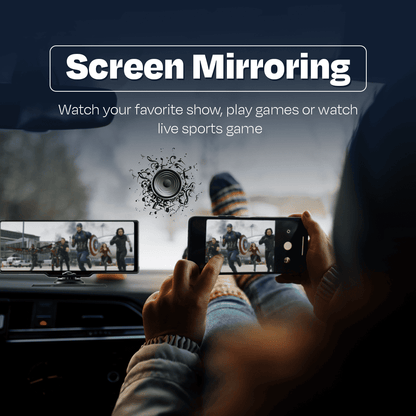 Wireless Smart Screen with 4K Dash Camera