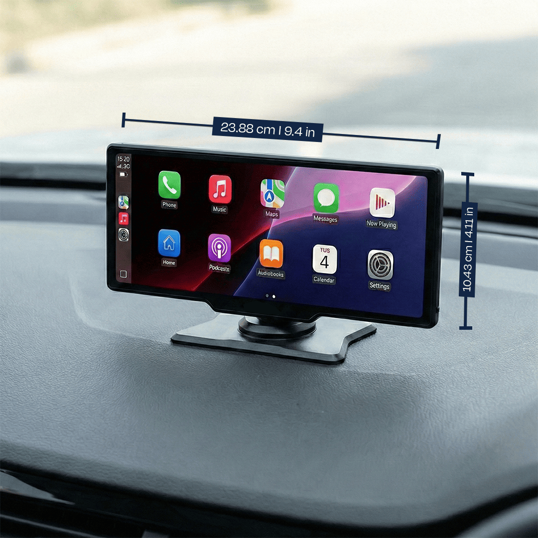 Wireless Smart Screen with 4K Dash Camera