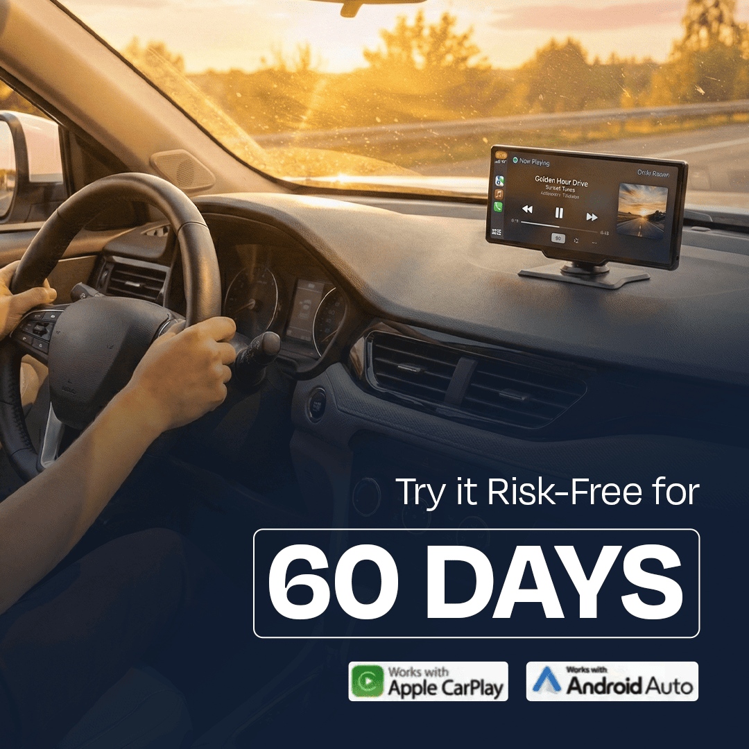 Wireless Smart Screen with 4K Dash Camera